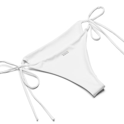 Eco - Lux String Bikini in White - Saltwater Bodega