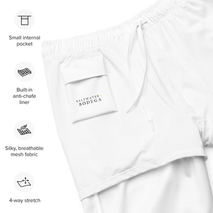 High Tide Eco Trunks in White - Saltwater Bodega